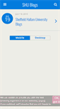 Mobile Screenshot of blogs.shu.ac.uk