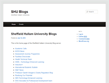 Tablet Screenshot of blogs.shu.ac.uk